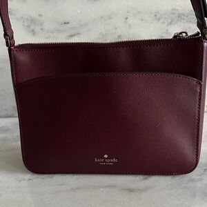 Kate Spade Deep Burgundy Crossbody Bag